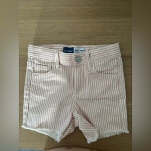 4T Old Navy Pink Striped Shorts